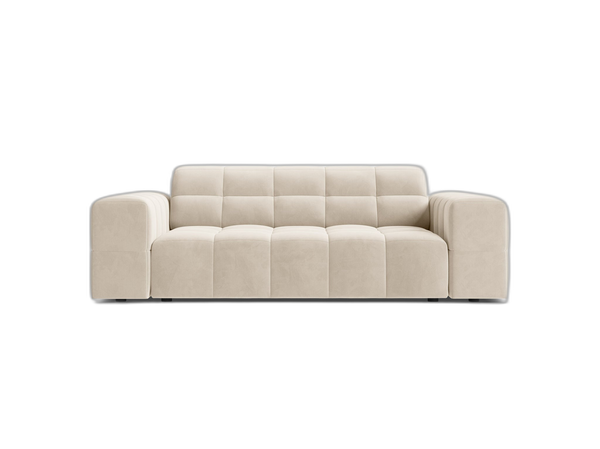 Modern 2-Seater Sofa – Upholstered Deep Seat Couch with Tufted Design W178