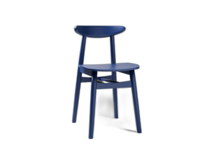 Modern Wooden Dining Chair – Slim Beech Frame Space-Saving Chair