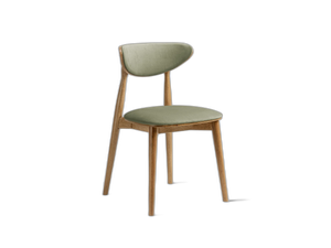 Classic Upholstered Dining Chair – Wooden Frame Space-Saving Chair