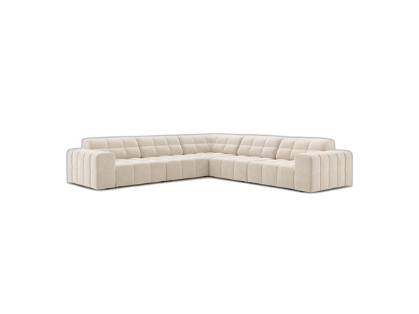 Modern Modular Corner Sofa – Large Upholstered L-Shaped Couch W285