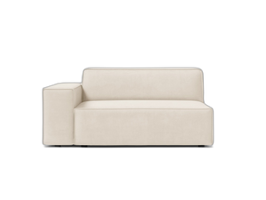 Modular Sofa Armrest Section – Upholstered Corner Extension Module W122