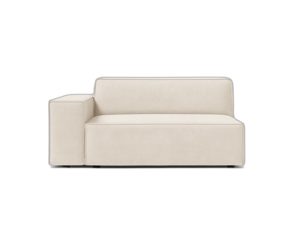 Modular Sofa Armrest Section – Upholstered Corner Extension Module W122