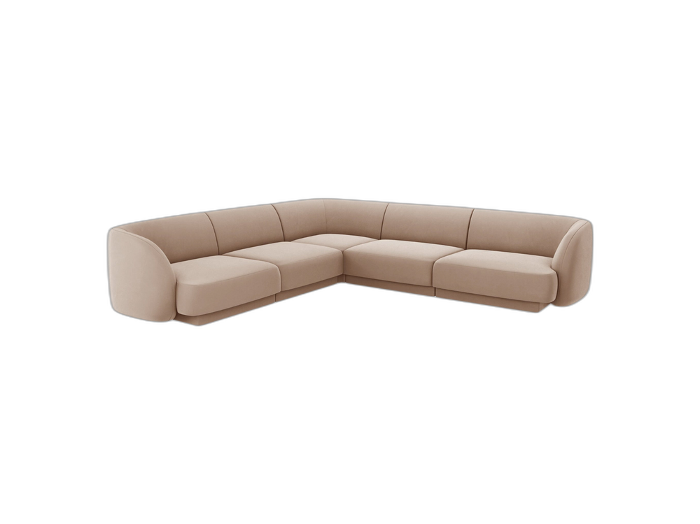 Symmetrical Modular Corner Sofa with Rounded Design W255