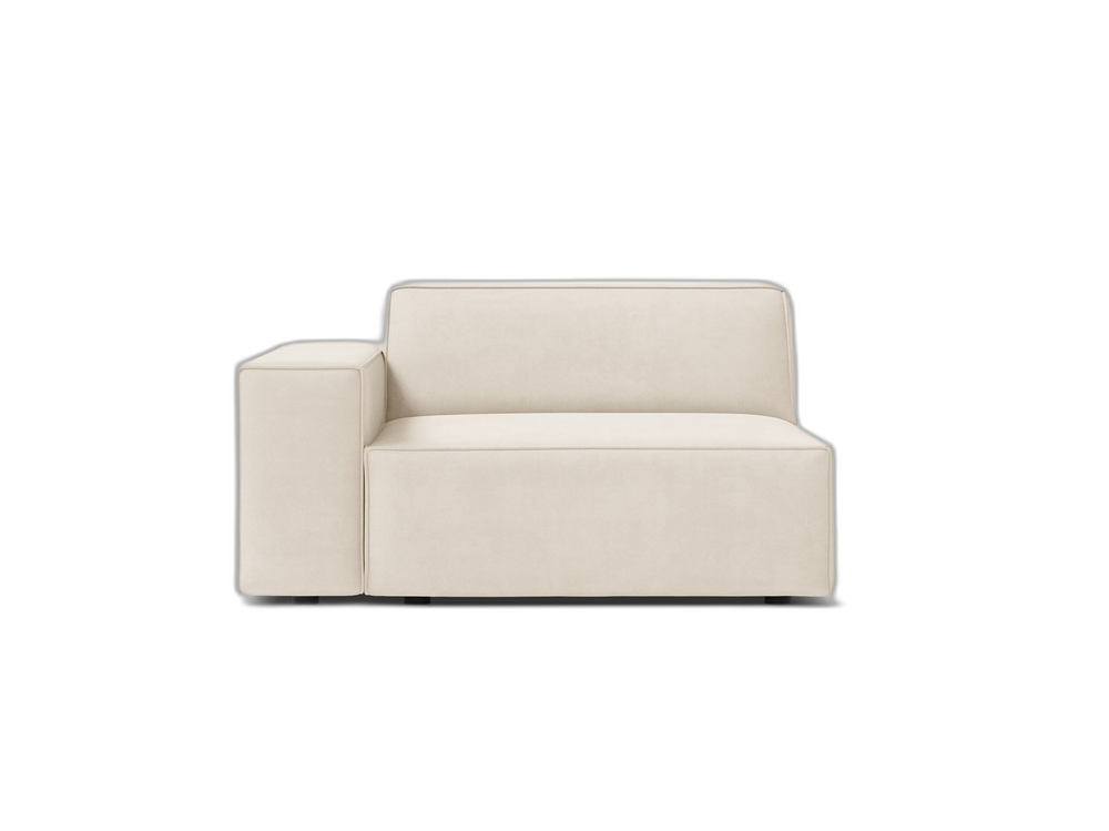 Modular Sofa Armrest Section – Upholstered Seat Extension Module W102