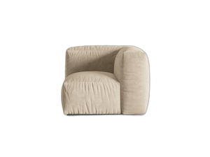 Modular Corner Sofa Unit – Soft Cloud Style Upholstered Corner Module W106