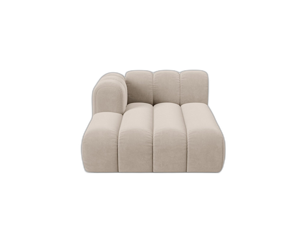 Modular Chaise Lounge – Upholstered Corner Sofa Extension Seat W117