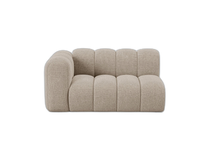 Modern Curved Modular Sofa – Upholstered Rounded Lounge Couch W145