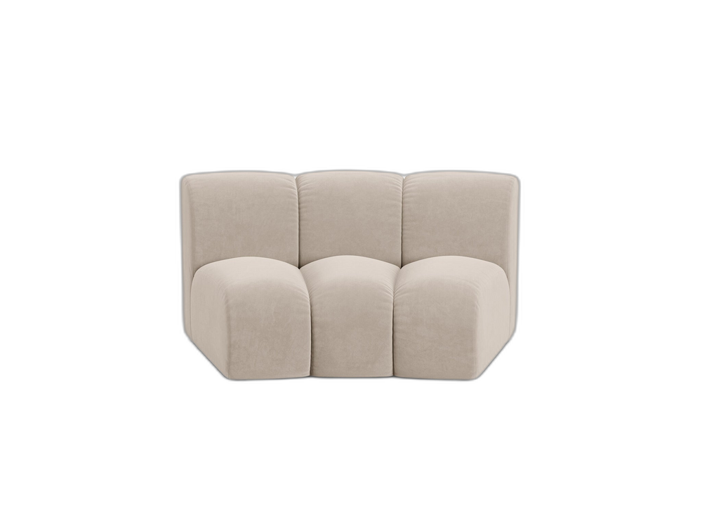 Modern Curved Modular Sofa – Upholstered Lounge Seating Unit W154