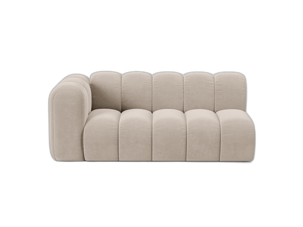 Modern Curved 3-Seater Sofa – Upholstered Modular Lounge Couch W175