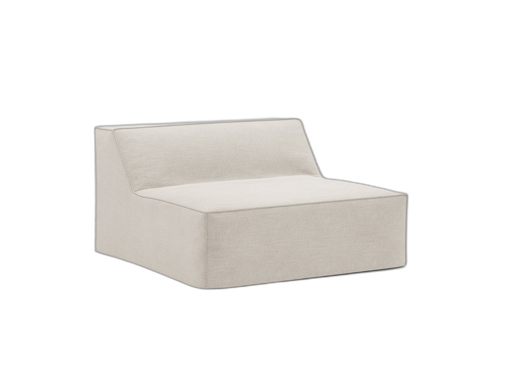 Modular Sofa Seat Section – Upholstered Center Module with Removable Cover W100