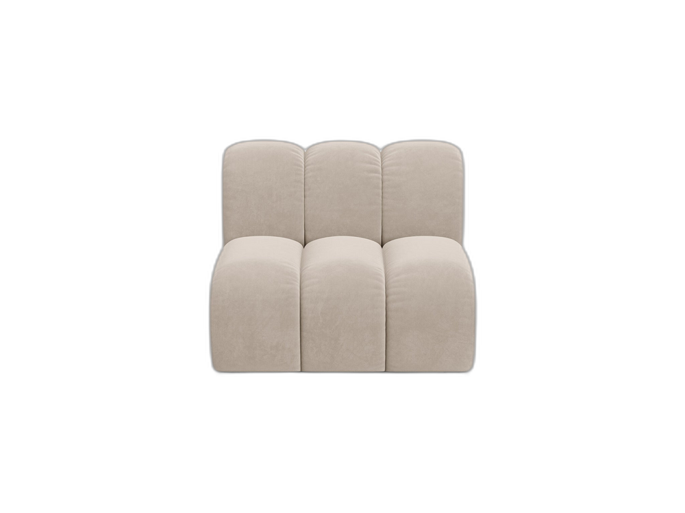 Modular Curved Sofa Seat – Upholstered Lounge Seating Module W92