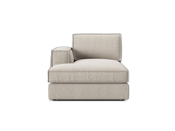 Modular Chaise Lounge Sofa – Upholstered L-Shaped End Section W103