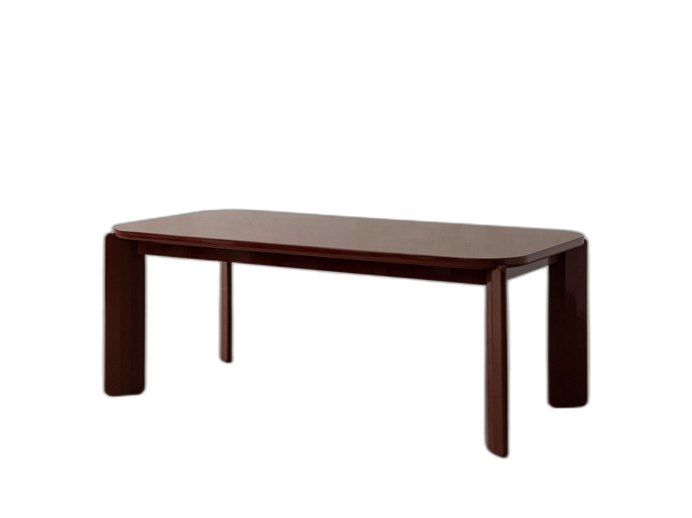 Modern Glossy Dining Table – Rectangular MDF Dining Table