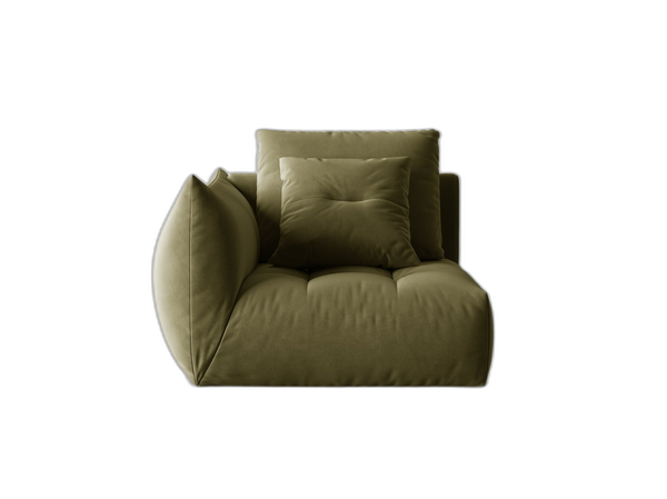 Modular Sofa Armrest Section – Upholstered Lounge Module W116