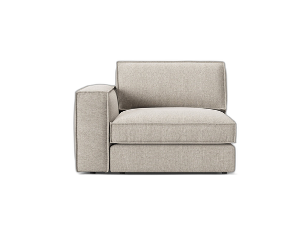Modular Sofa Armrest Section – Upholstered Single End Module W118