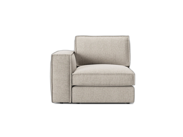 Modular Sofa End Section – Upholstered Armrest Seat Module W103