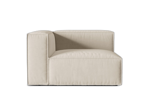 Modular Sofa Armrest Section – Ultra Soft Feather Fill Lounge Module W125