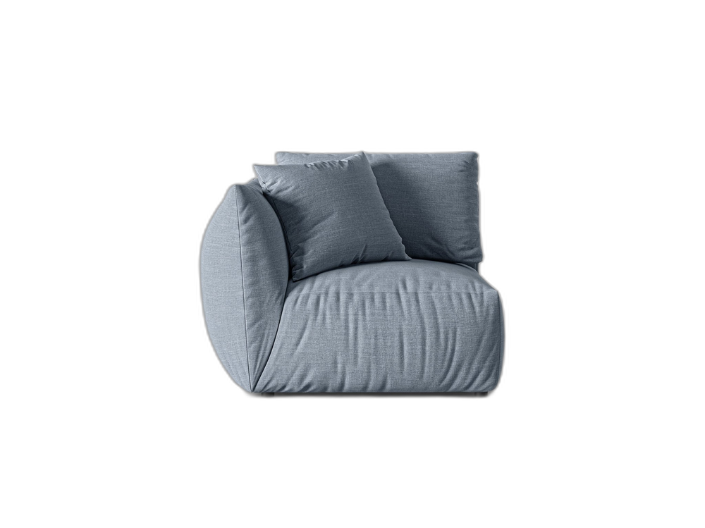 Modular Sofa Armrest Section – Upholstered Lounge Module W110