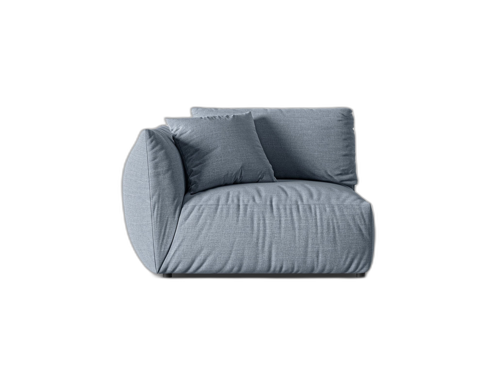 Modular Sofa Armrest Section – Upholstered End Lounge Module W130