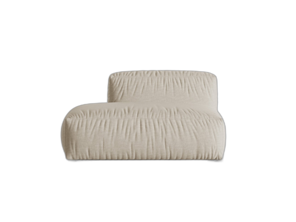 Modular Sofa Chaise Section – Cloud Style Upholstered Lounge Seat W133