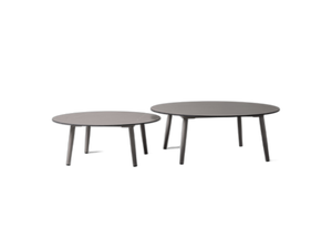 Outdoor Coffee Table Set – Marble-Effect Garden Tables (2-Piece)
