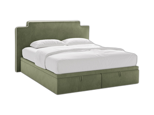 Box Spring Storage Bed with Pocket Spring Mattress – Upholstered Headboard (160 × 200 cm)