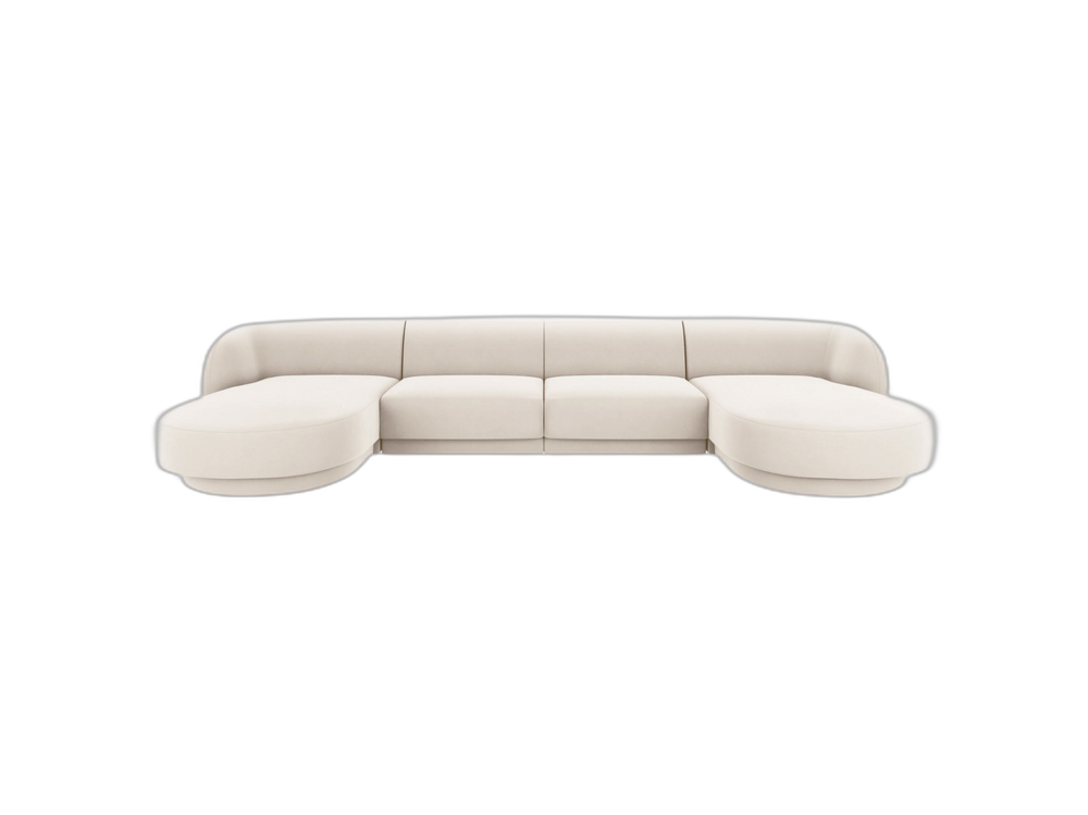 U-Shaped Panoramic Modular Sofa – Spacious Design with Medium-Firm Comfort W330