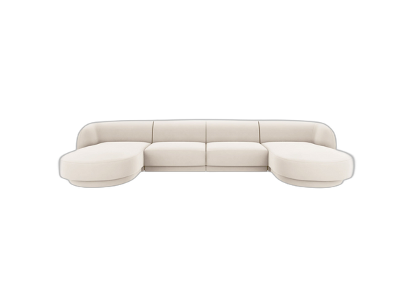 U-Shaped Panoramic Modular Sofa – Spacious Design with Medium-Firm Comfort W330