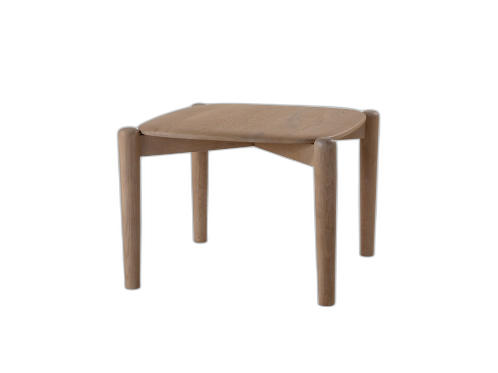 Square Coffee Table with Solid Wood Design & Natural Finish