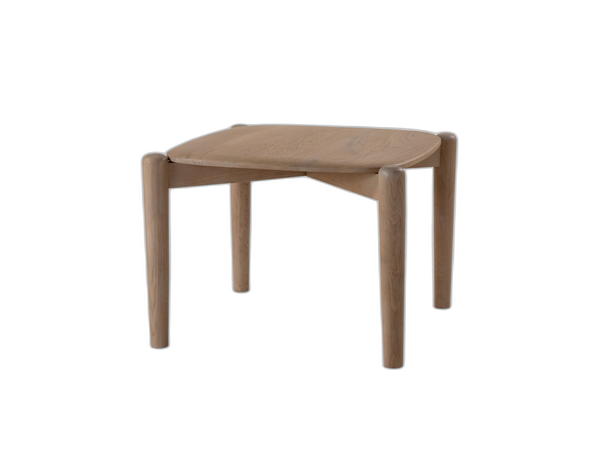 Square Coffee Table with Solid Wood Design & Natural Finish