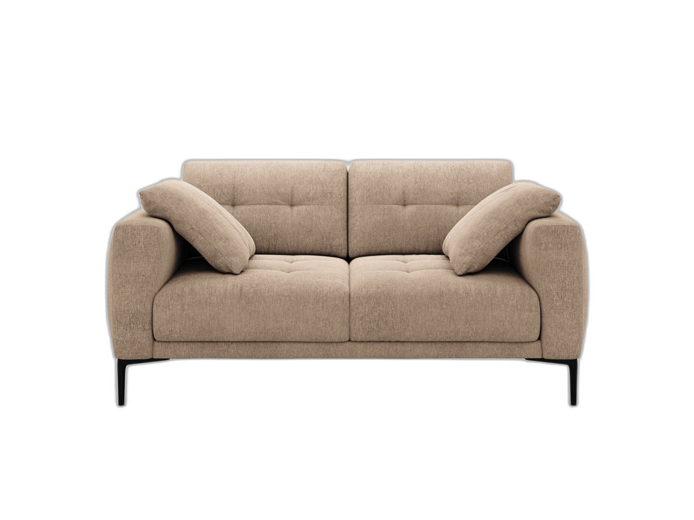 2-Seater Sofa with Deep Seating – Modern Design with Metal Legs W161