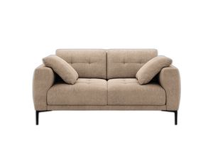 2-Seater Sofa with Deep Seating – Modern Design with Metal Legs W161