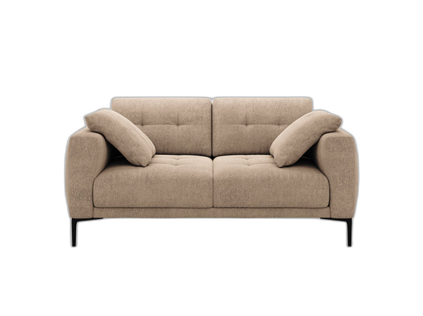 2-Seater Sofa with Deep Seating – Modern Design with Metal Legs W161
