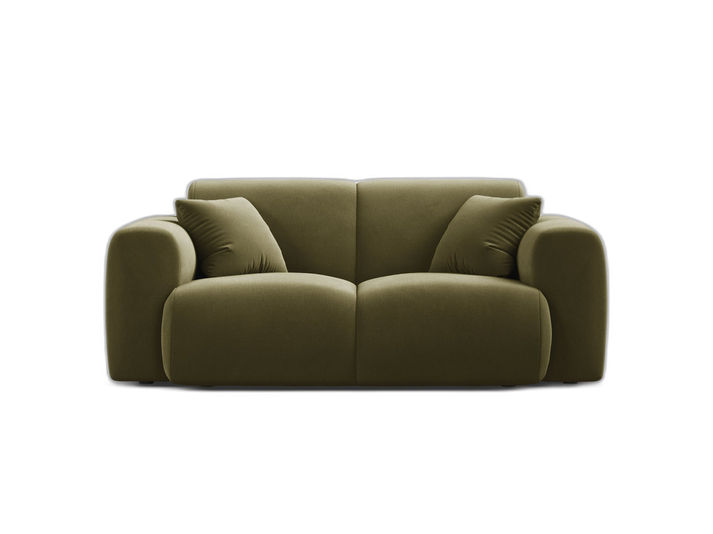 Modern 2-Seater Sofa with Rounded Design & Soft Comfort W170