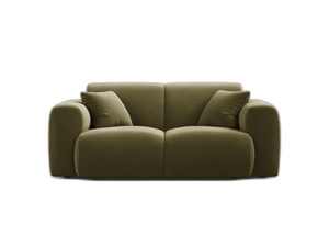 Modern 2-Seater Sofa with Rounded Design & Soft Comfort W170