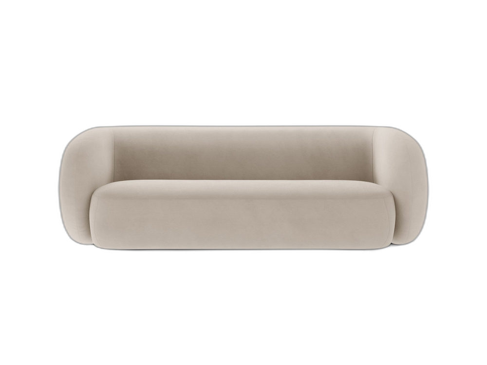Modern 3-Seater Sofa with Curved Design & Soft Comfort W213