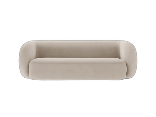 Modern 3-Seater Sofa with Curved Design & Soft Comfort W213