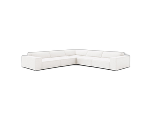 Symmetrical Corner Sofa with Modular Design & Medium-Soft Comfort W283