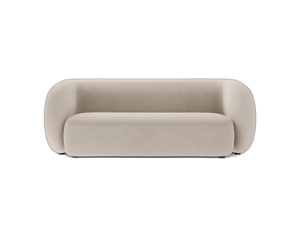 Compact 2-Seater Sofa with Curved Design & Soft Comfort W183