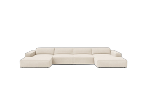 Panoramic Modular Sofa with Spacious Seating & Modern Comfort W364