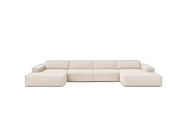 Panoramic Modular Sofa with Spacious Seating & Modern Comfort W364