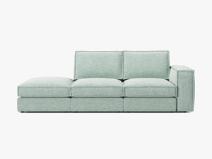Modern 3-Seater Sofa with Extended Lounge – Deep Seating Couch W259