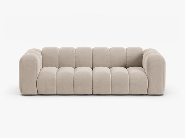 Modern 3-Seater Sofa with Curved Design & Soft Comfort W230