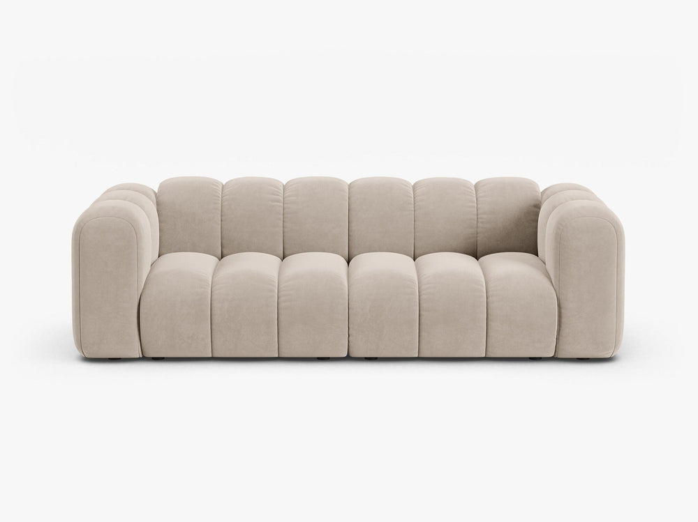 Modern 3-Seater Sofa with Curved Design & Soft Comfort W230