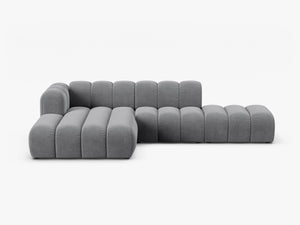 Modern Corner Sofa with Curved Design & Spacious Seating W299