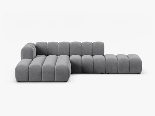 Modern Corner Sofa with Curved Design & Spacious Seating W299