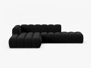 Modern Corner Sofa with Curved Design & Spacious Seating W299