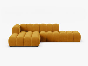 Modern Corner Sofa with Curved Design & Spacious Seating W299