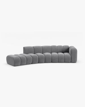 Modular Sofa with Curved Design & Modern Comfort W335