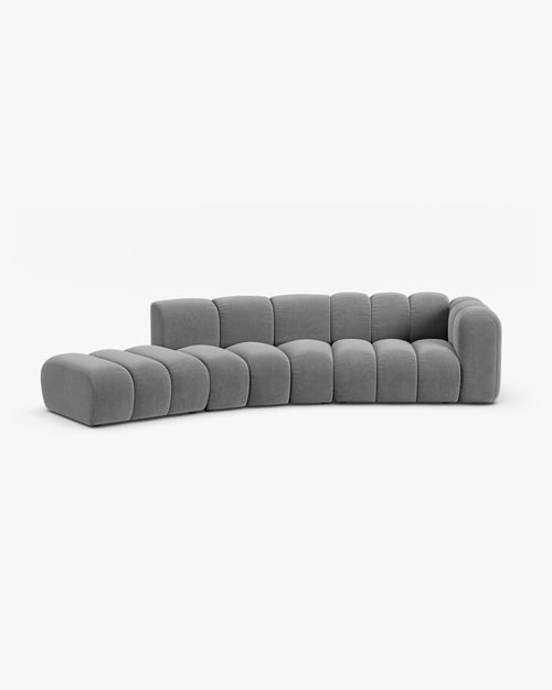 Modular Sofa with Curved Design & Modern Comfort W335
